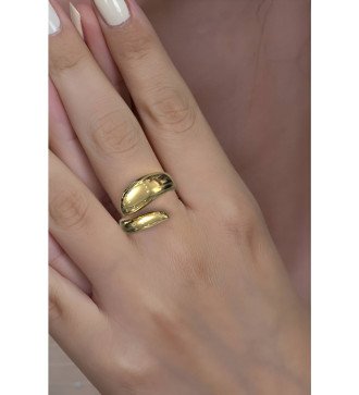Elegant Organic Chevalier Ring 0060K