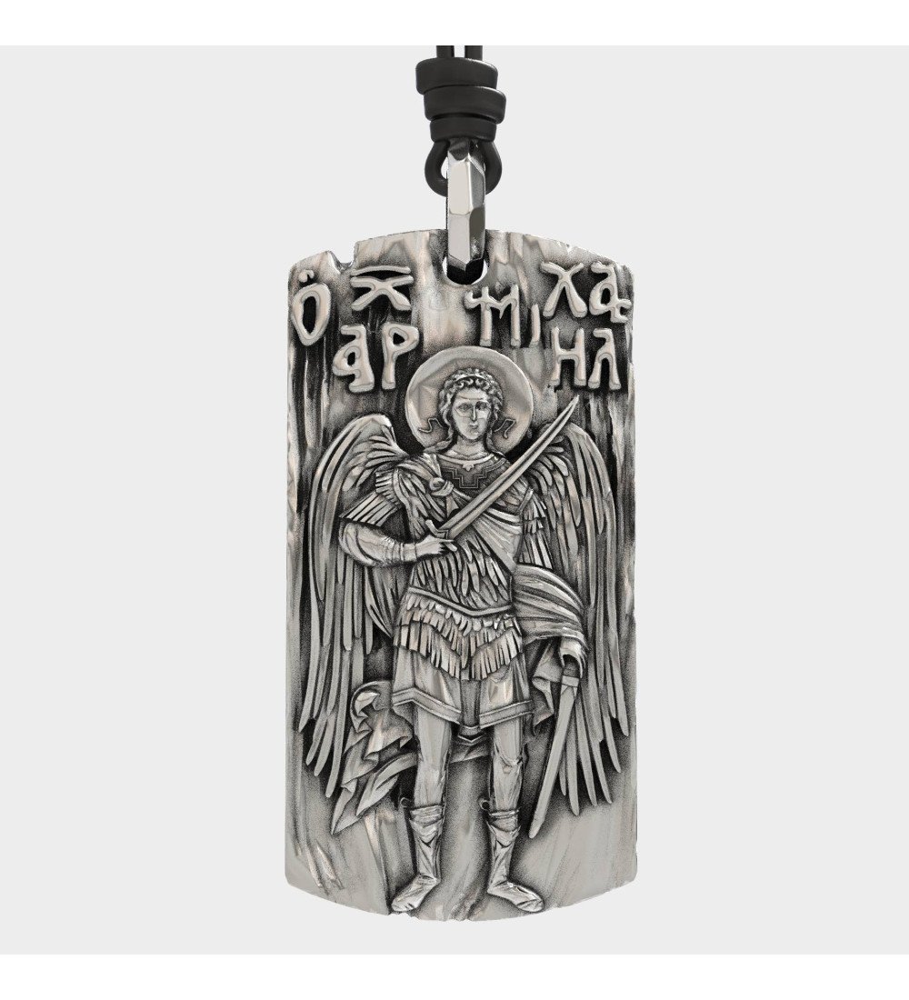 Collar para hombre con el Arcángel Miguel Ideal para un regalo