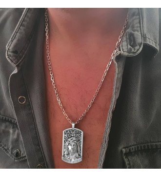 Κομψή Ανδρική Ταυτότητα Ιησούς Εσταυρωμένος 0548L