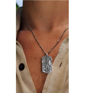 Religious Amulet Pendant Archangel Michael 0546L