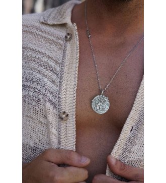 Herren Amulett Löwe Anhänger Halskette 0085