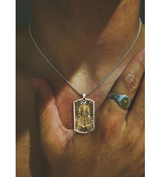 Christian Saint Paisios Pendant 0551Κ