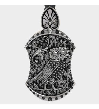 Handmade Greek Pendant Goddess Athena Necklace 0063