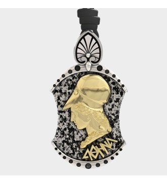 Athena and Owl The Medallion of Wisdom 0063K