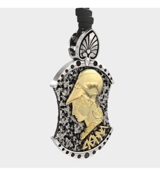 Athene und Eule Das Medaillon der Weisheit 0063K