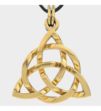Triquetra-Halskette für Männer 0076K