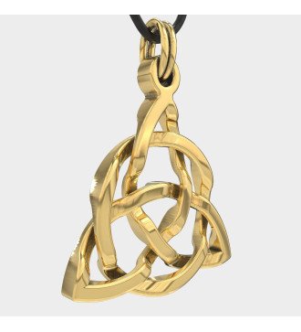 Triquetra-Halskette für Männer 0076K