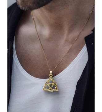Triquetra-Halskette für Männer 0076K