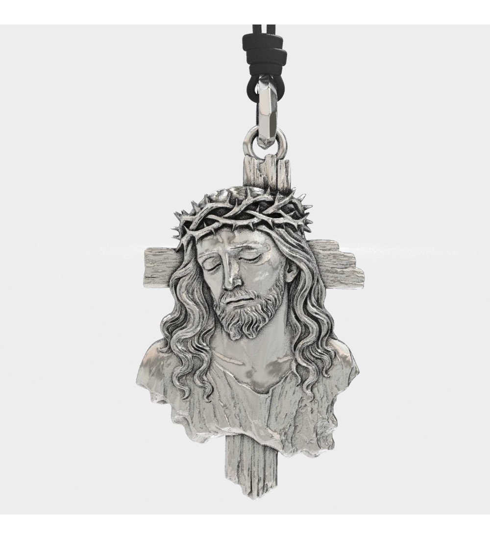 Christliches Amulett Kreuz mit Jesus Christus 0553L
