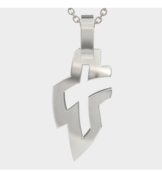Мужской крест Christian Silver 0554L