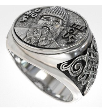 Ανδρικό Δαχτυλίδι Σφραγίδα Γέροντας Παισιος 1033