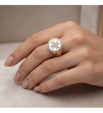 Luxury Women's Chevalier Ring For Gift 0392R
