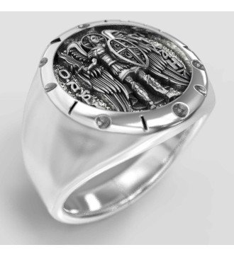 Bague de protection Saint Michel - Bague religieuse 0842