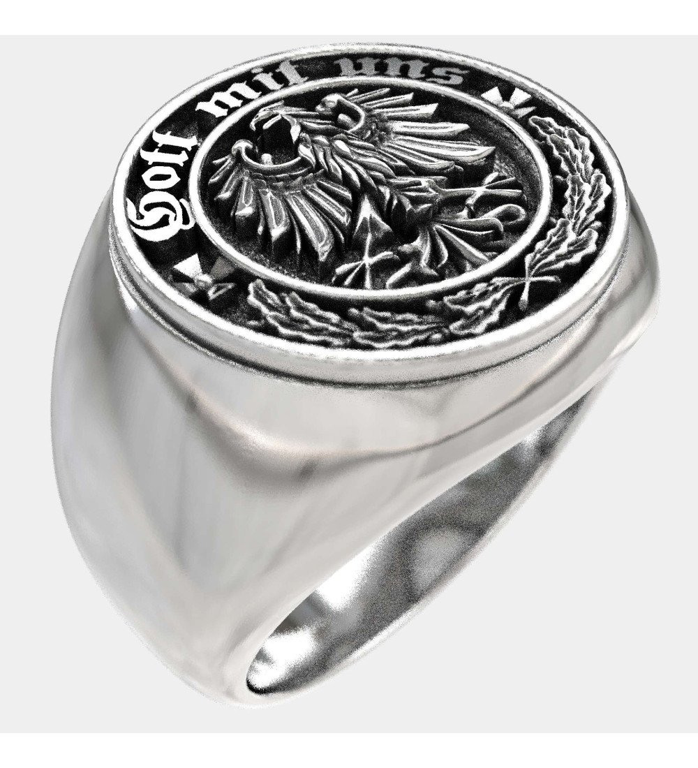 Gott Mit Uns Signet Ring 0261