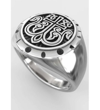 Byzantine Ic.Xc.Nika Cross Ring 0713