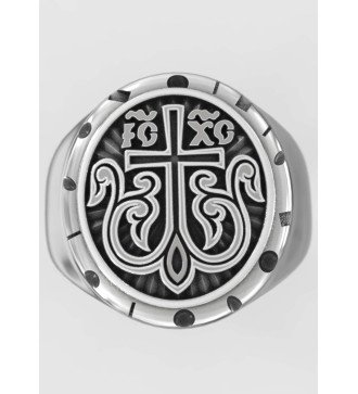 Bague croix byzantine Ic.Xc.Nika 0713