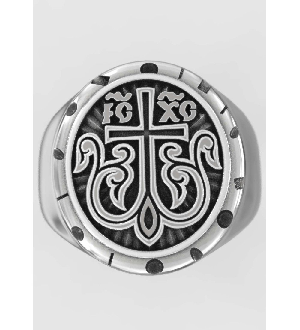Byzantine Ic.Xc.Nika Cross Ring 0713