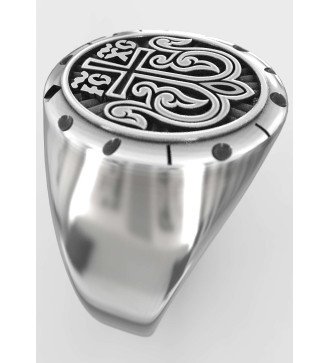 Byzantine Ic.Xc.Nika Cross Ring 0713