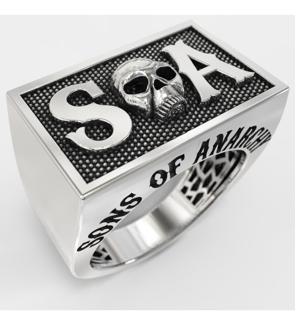 Мужское кольцо Sons Of Anarchy 0230