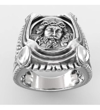 Δαχτυλίδι Με Τον Ιησού Χριστό - Δαχτυλίδια Με Αγίους 0659