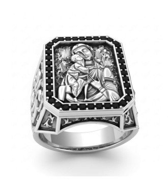 Handmade Christian Faith And Protection Ring 0209MP