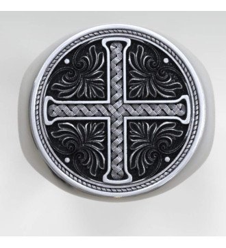 Chevalier Mens Signet Cross Ring 0567