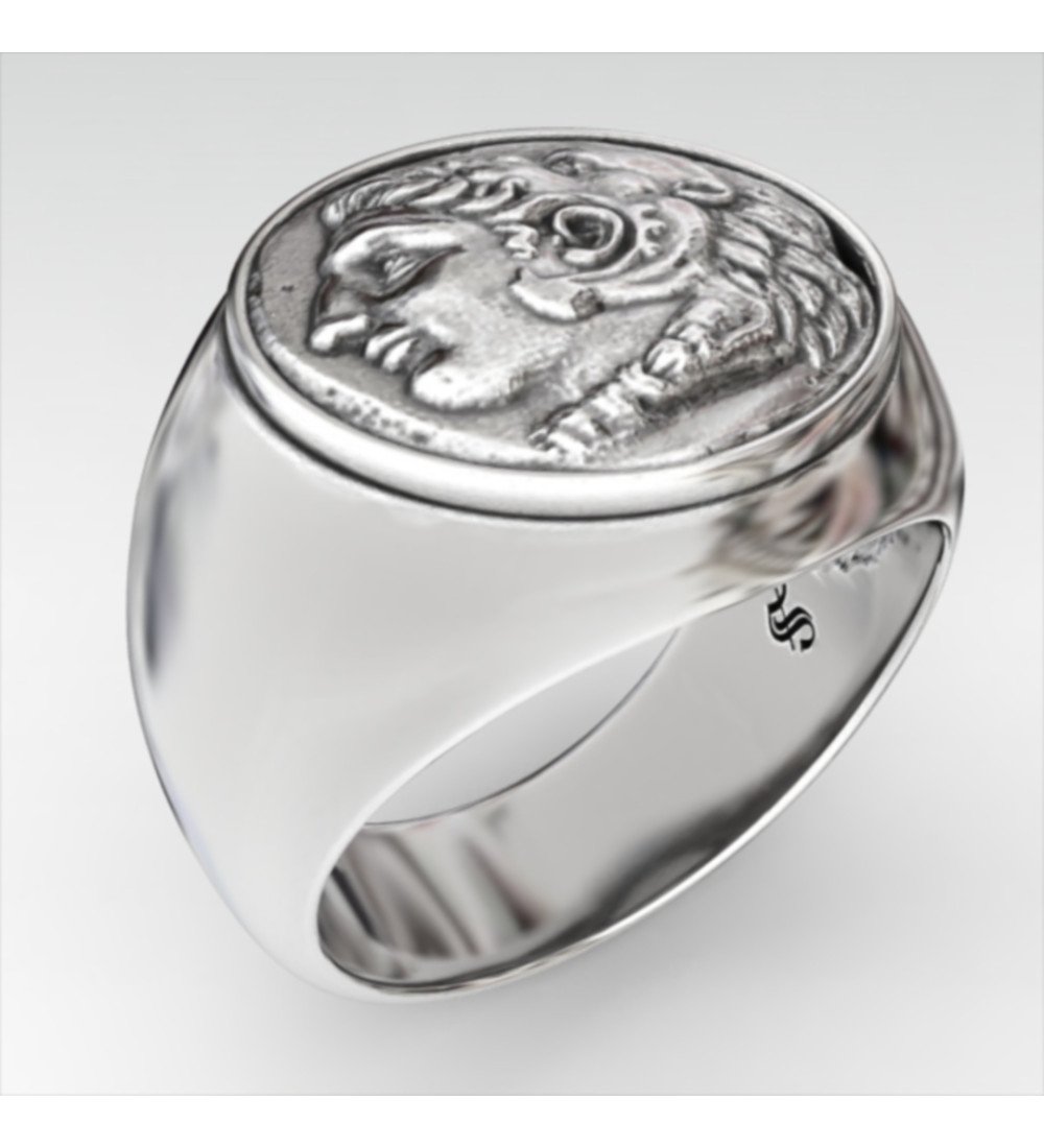 Ring Alexander der Große|Herrenschmuck|Herrenringe Chevalier