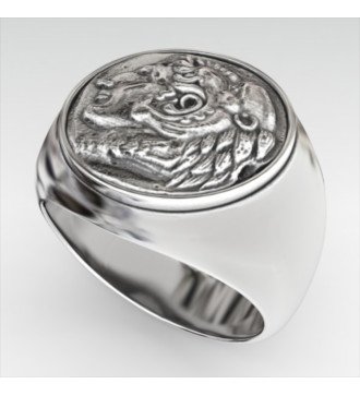 Ring Alexander der Große|Herrenschmuck|Herrenringe Chevalier