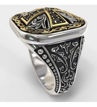 Men's Cross Ring 0090K