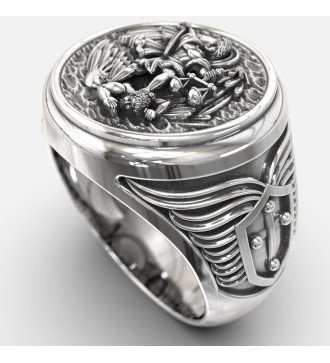 Ανδρικο Δαχτυλιδι- Ανδρικα Δαχτυλιδια- Αρχαγγελος Μιχαηλ 0146