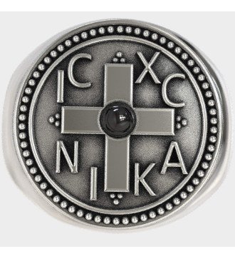 Ανδρικό Δαχτυλίδι Ιησούς Χριστός Νικά 0314