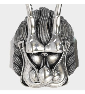 Bague Rock Biker Dragon Argent 0310