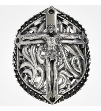 Кольцо Signet Crucifix Jesus Savior Ring 0495