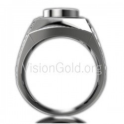 Red Gemstone Silver Handmade Ring