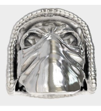 Bague Biker American Flag Skull 0186