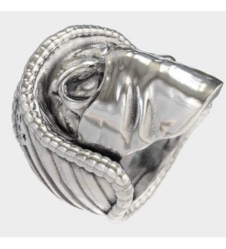 American Flag Skull Biker Ring 0186