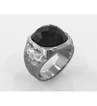 Anillo Signet Onyx 0689