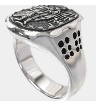 Bague masculine Saint Demetrius Christian 0626