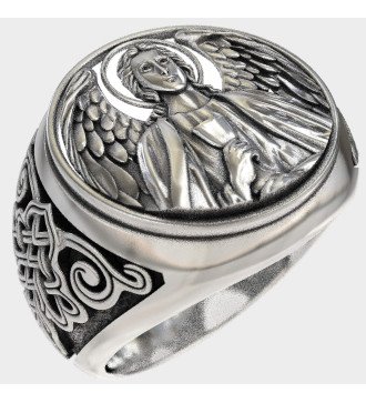 Christian Signet Erzengel Gabriel Ring 0509