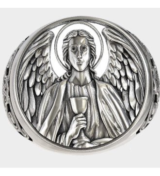 Christian Signet Archangel Gabriel Ring 0509