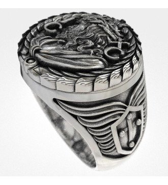 Signet Religious Christian Jesus Ring 0725