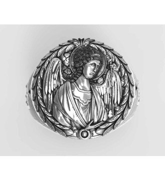 Bague chevalière croix de l'archange Michael 0694