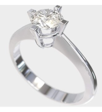 Klassischer Solitär-Verlobungsring 0,50 Karat