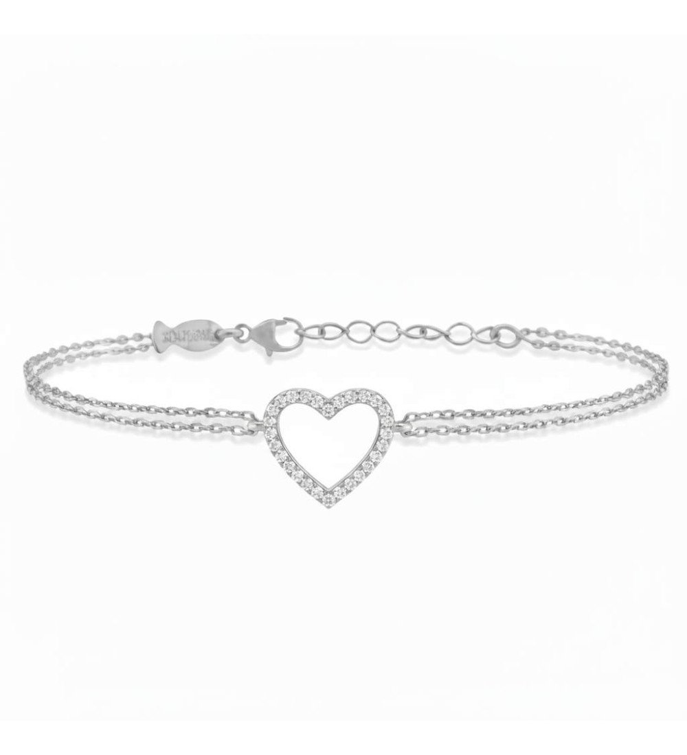 Love Gift Pulsera Corazón Plata Mujer 0019L