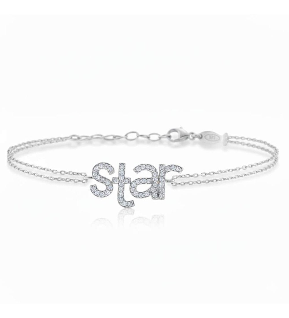 Bracelet d'étoiles en argent 0042L