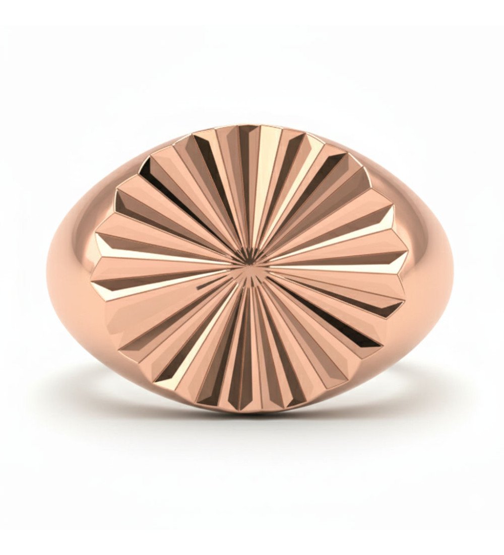 Кольцо Шевалье с геометрическим узором 0893R