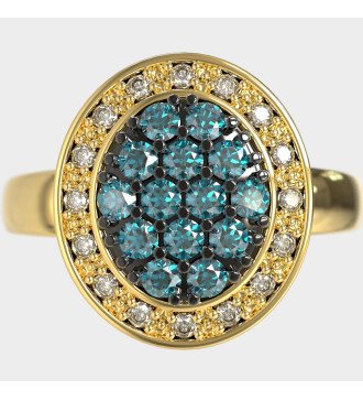 9K Yellow Gold Ring Perfect Gift for Birthday or Anniversary