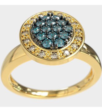 9K Yellow Gold Ring Perfect Gift for Birthday or Anniversary