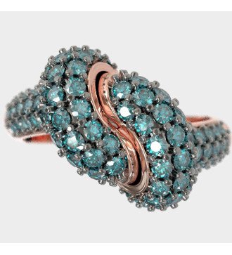 The Sweetest Gift Love Knot Ring 9 Karat Rose Gold 0644RMPP