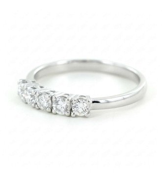Timeless White Gold Eternity Ring Ideal Anniversary and